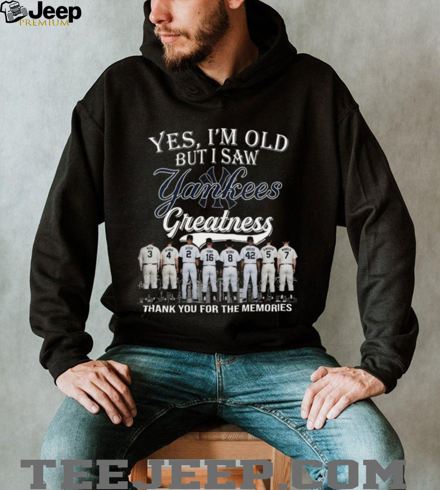 New York Yankees Baseball Legends All Time Greats Vintage Retro Style Men Fans Commemorative Shirt