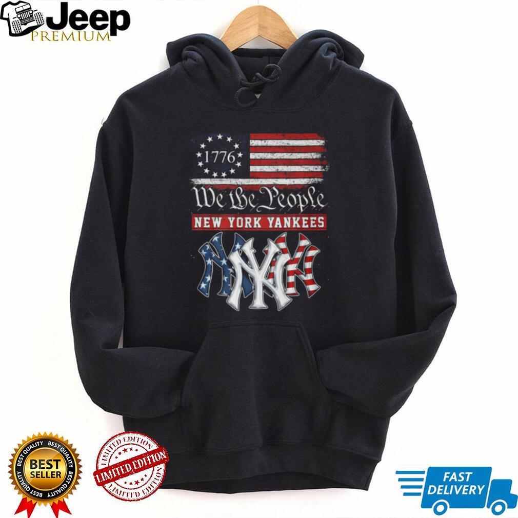 New York Yankees We The People 1776 Patriotic American Flag T Shirt