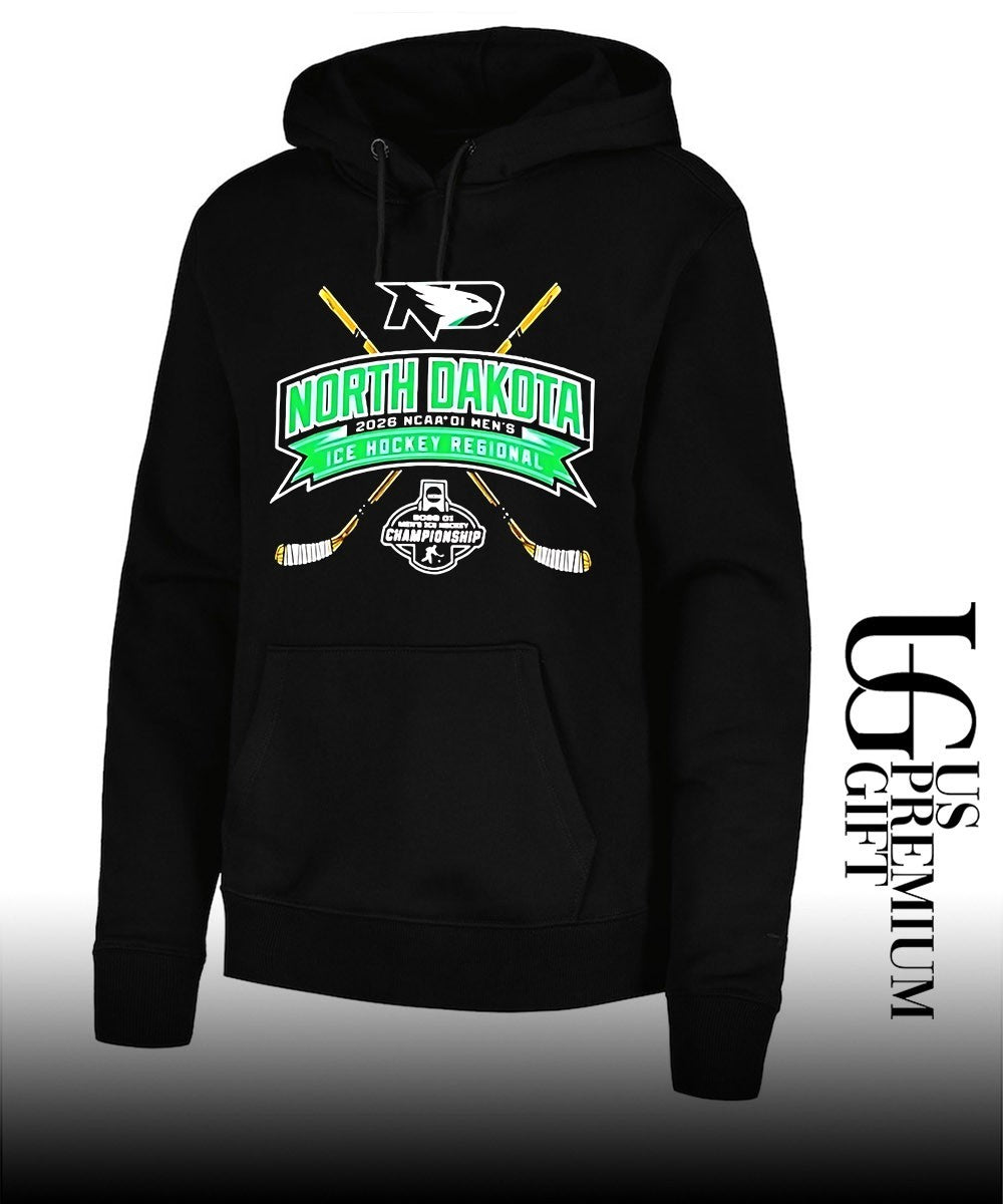 North Dakota Fighting Hawks 2026 NCAA DI Men’s Ice Hockey Regionals shirt