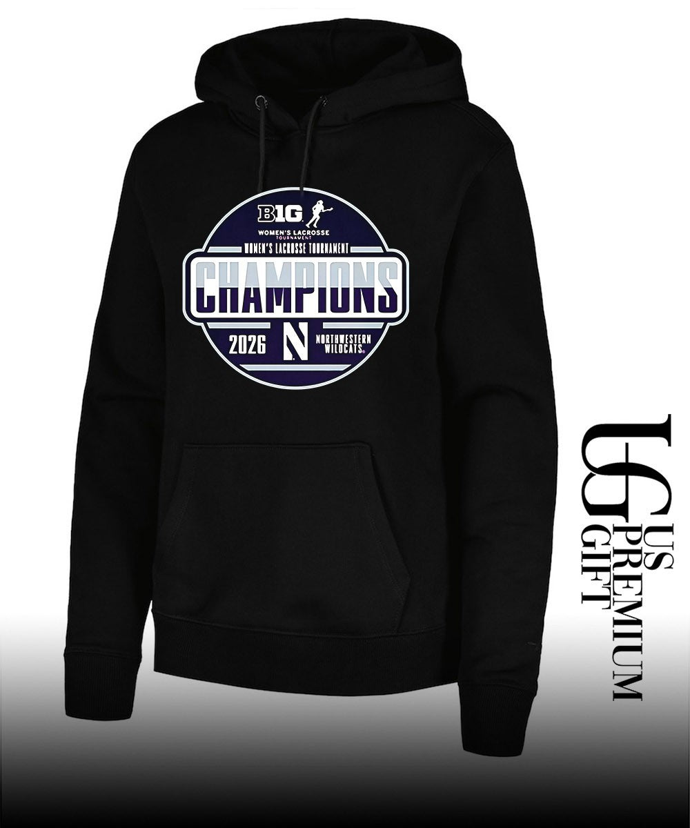 Northwestern Wildcats 2026 Big Ten Women’s Lacrosse Tournament Champions Locker Room shirt