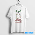 A Salt With A Deadly Weapon Ghost Chrismas Lights Graphic Tee Sweater Hoodie