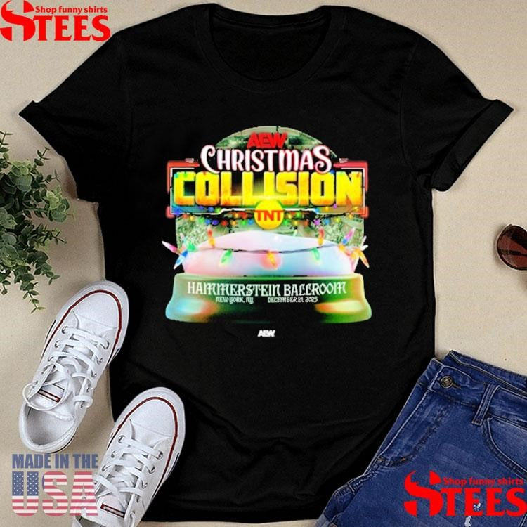 All Elite Wrestling Aew Christmas Collision 2025 T-shirt