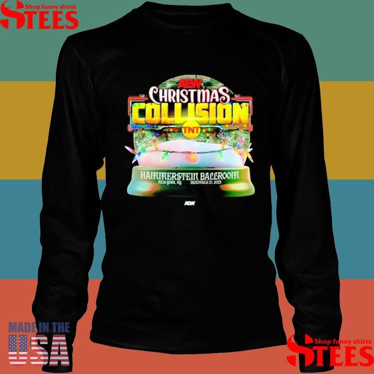 All Elite Wrestling Aew Christmas Collision 2025 T-shirt