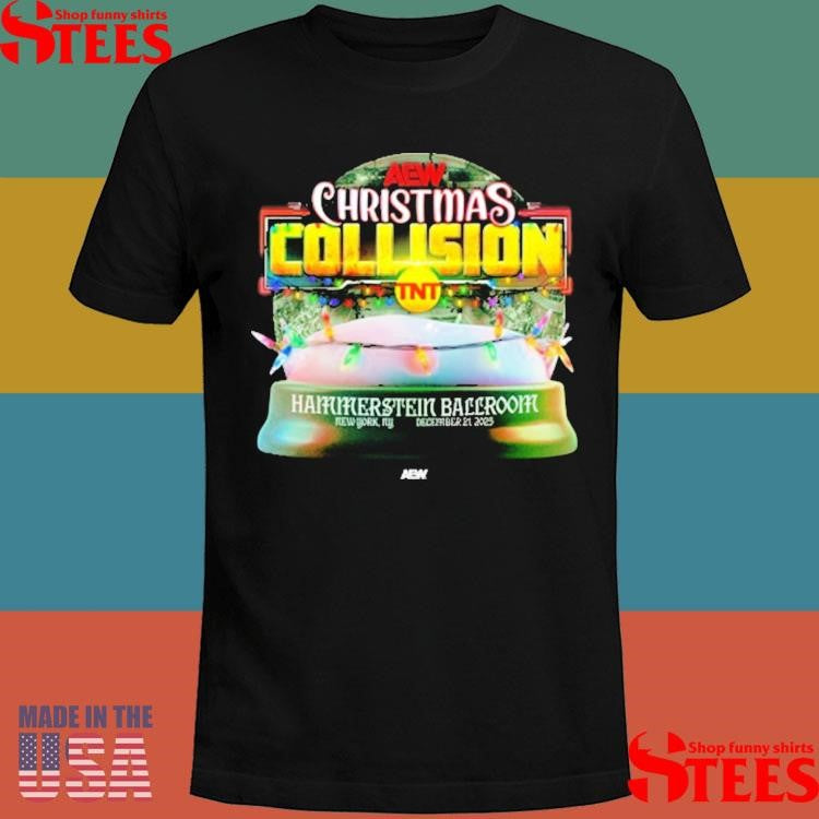 All Elite Wrestling Aew Christmas Collision 2025 T-shirt