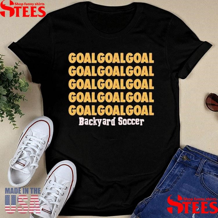 Backyard Soccer Goal Repeat T-shirt