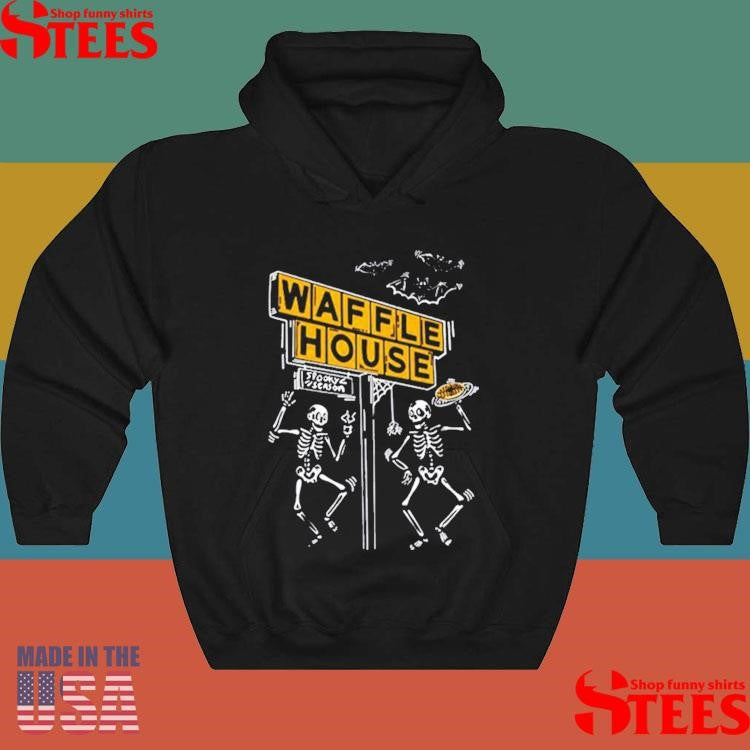 Bats, Bones And Waffles Halloween 2025 T-shirt
