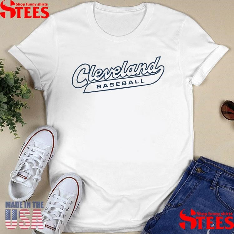 Cleveland Baseball Script Shirts