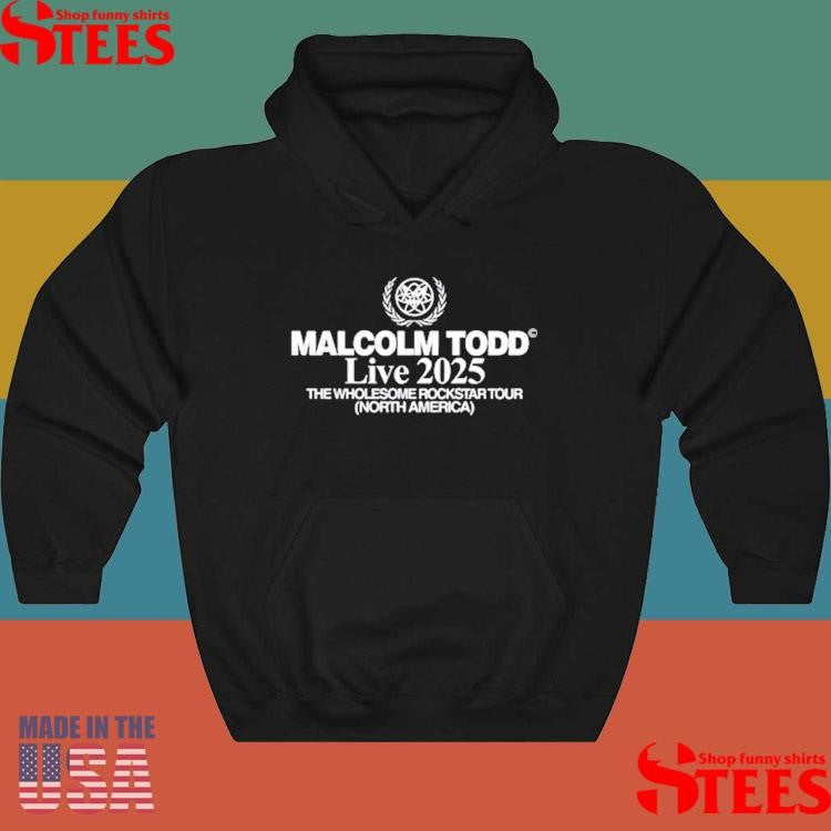 Malcolm Todd Live 2025 The Wholesome Rockstar Tour North America Shirts