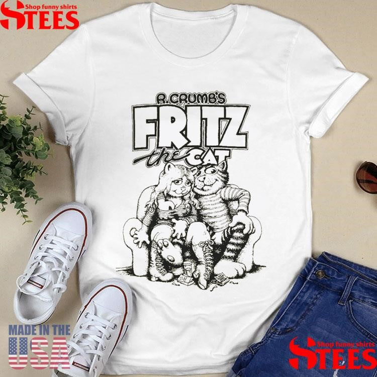 R Crumb x Come Fritz The Cat Shirts