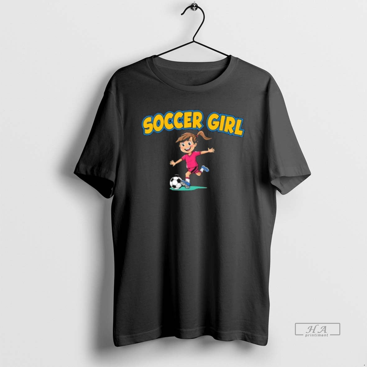 Official Soccer Girl Funny Cartoon