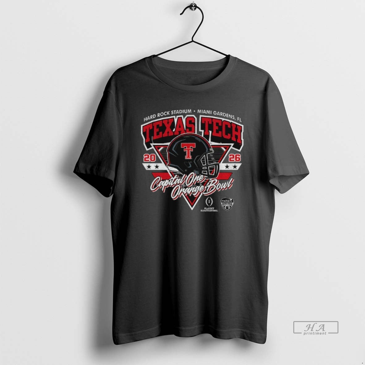 Official Texas Tech Red Raiders Football 2026 Capital One Orange Bowl Hard Rock Stadium