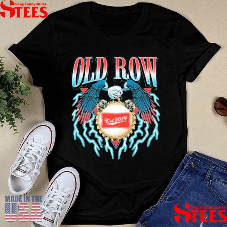 The Beer Cap Eagle Old Row Est 2014 T-shirt