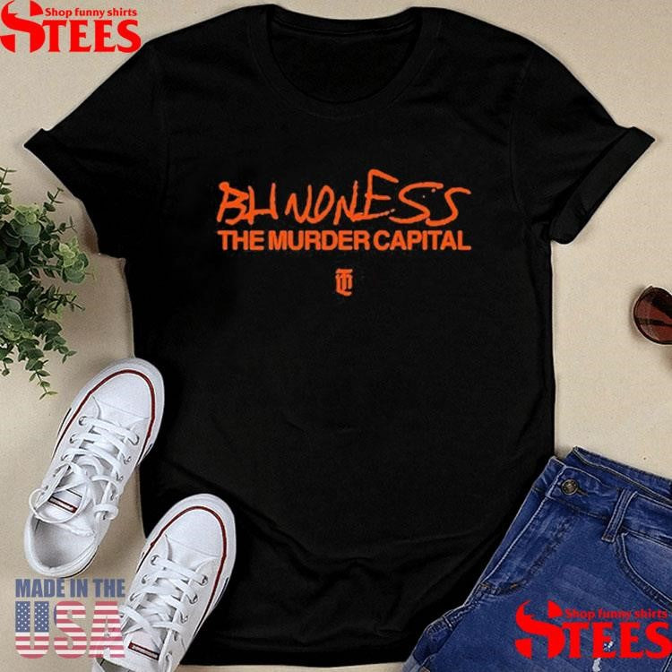 The Murder Capital Blindness Orange Print Shirts
