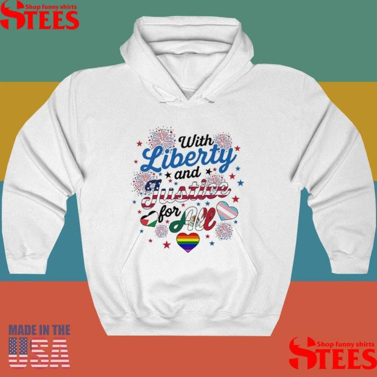 With Liberty And Justice For All Lgbt T-shirt