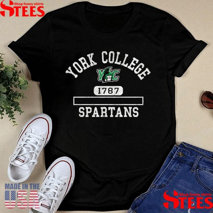 York College 1787 Spartans Shirts