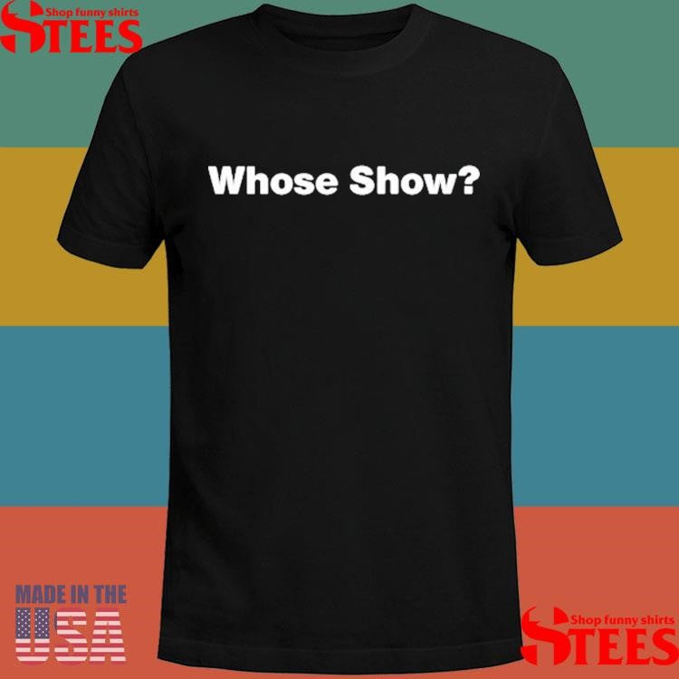 Zack Wickham Wearing Whose Show T-Shirts