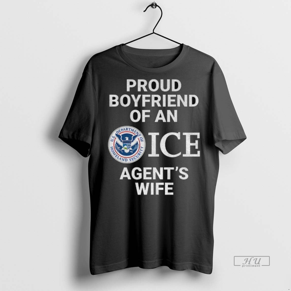 Officials Proud Boyfriend Of An Ice Agents Wife Logo Tee Shirt Sweater Hoodie, Sweatshirt | PrintLoopCo.com