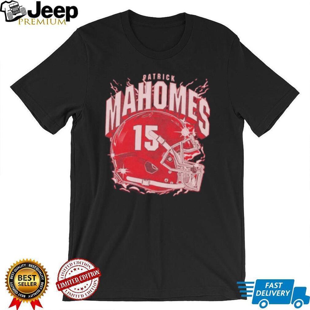 Patrick Mahomes 15 Kansas City Chiefs Retro Helmet shirt