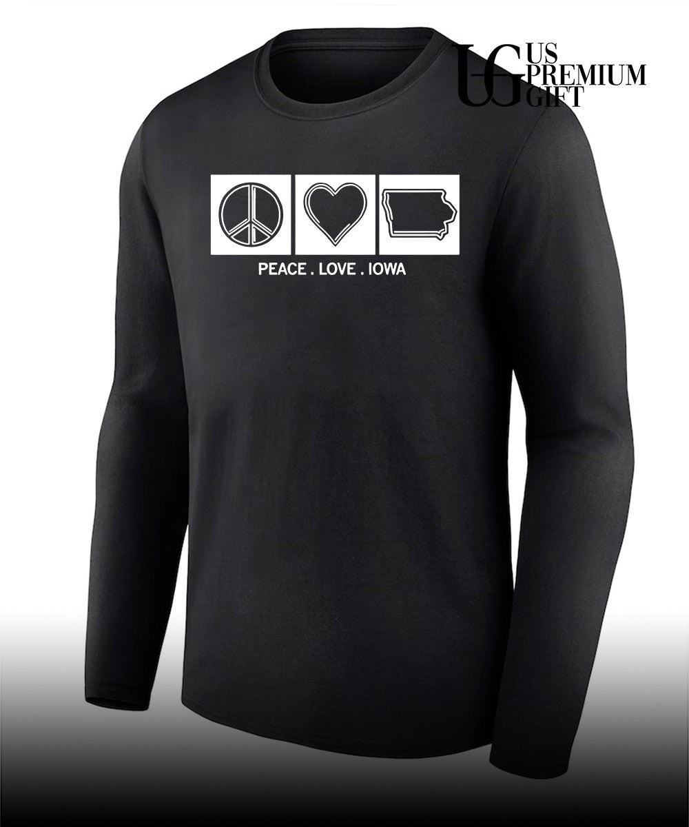 Peace Love Iowa shirt