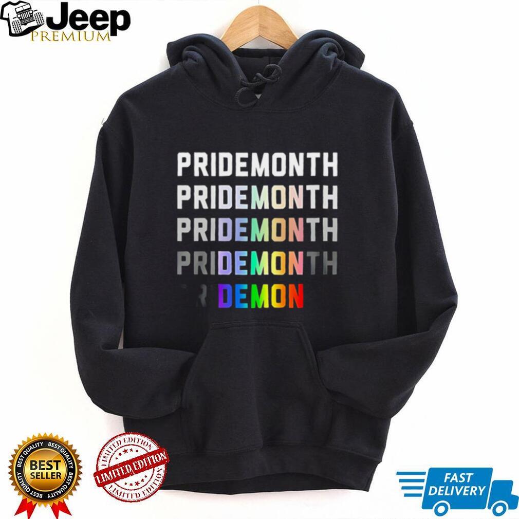 Pridemonth to demon shirt