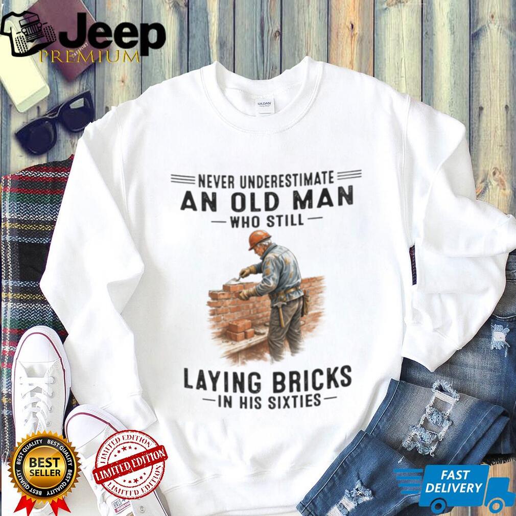 Professional Bricklayer Old Man In His Sixties Shirt