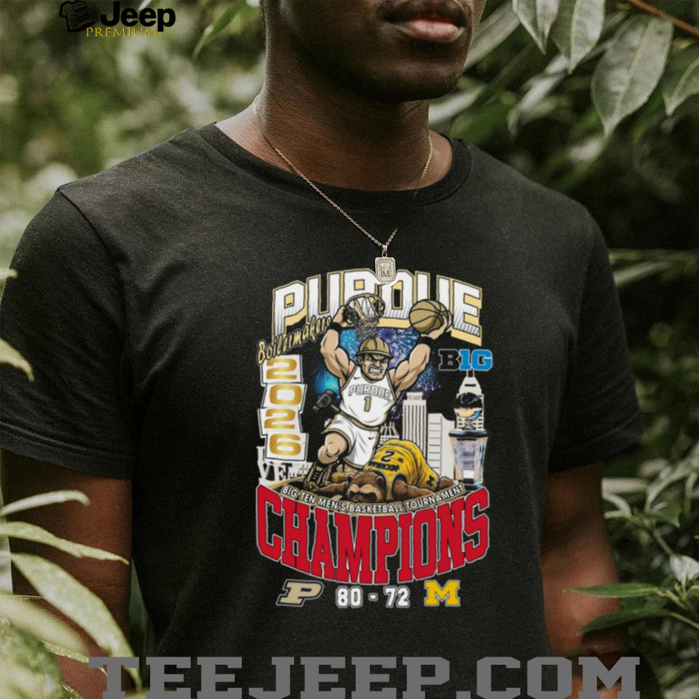 Purdue Boilermakers 2026 Big Ten Men’s Basketball Tournament Champions T Shirt