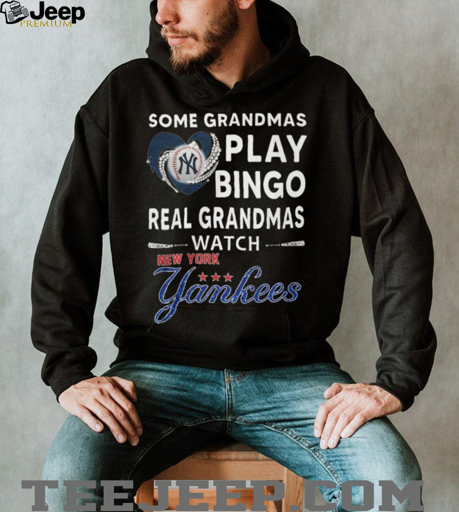 Real Grandmas Watch New York Yankees Baseball Fan T Shirt