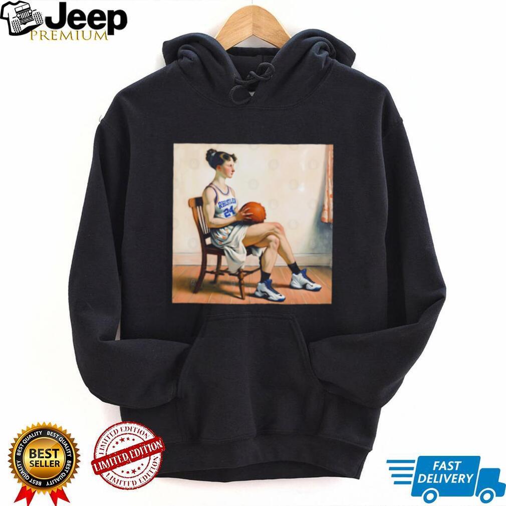 Renaissance Style Basketball Player Art Graphic T Shirt