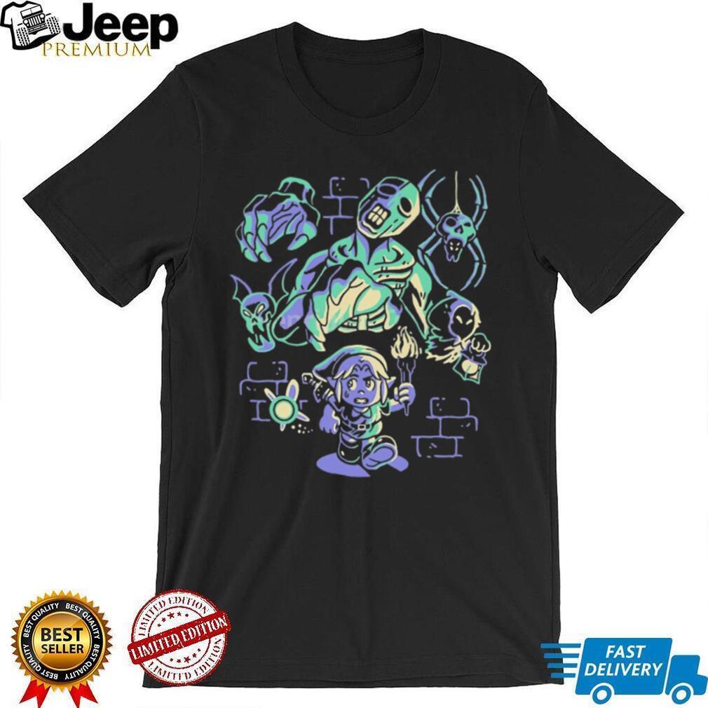 Retro Gaming Hero Dungeon Monsters Glow Graphic T Shirt