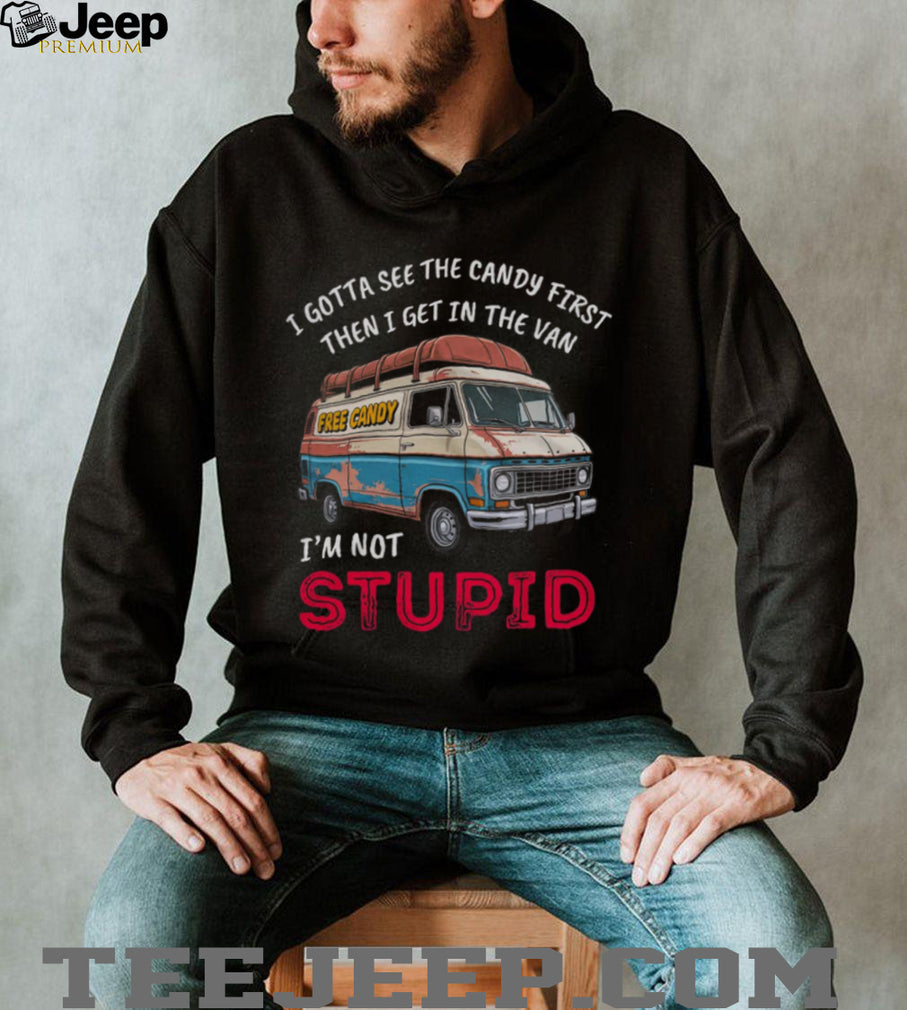Retro Rusty Van Free Candy I Gotta See The Candy First Humor Tee