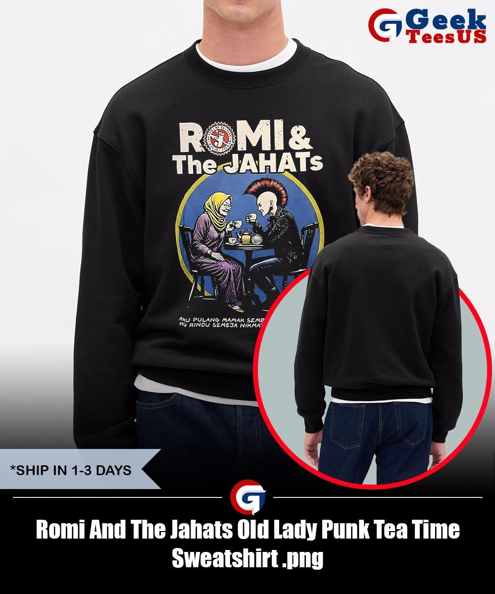 Romi And The Jahats Old Lady Punk Tea Time shirt