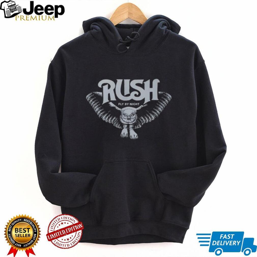 Rush Fly By Night Album Iconic Progressive Rock Band Music Fans Retro Shirt