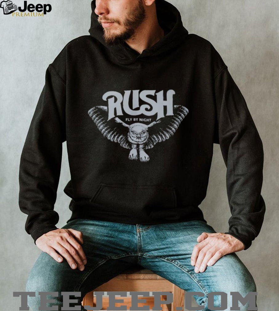 Rush Fly By Night Album Iconic Progressive Rock Band Music Fans Retro Shirt