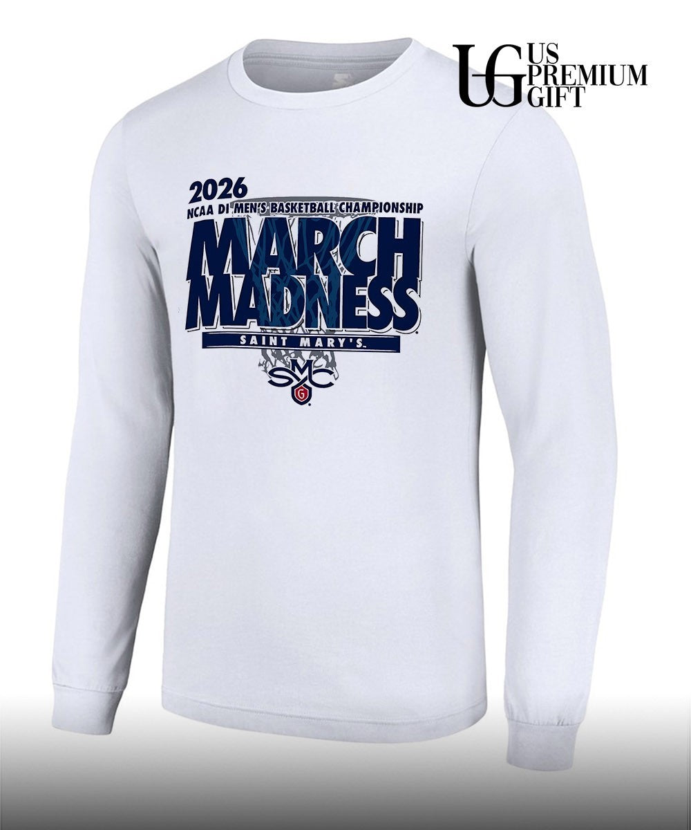 Saint Mary’s Gaels March Madness NCAA D1 Men’s basketball Championship 2026 shirt