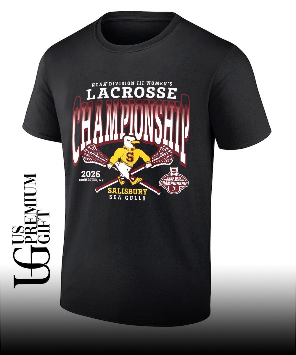 Salisbury Sea Gulls 2026 NCAA Division III Women’s Lacrosse Championship shirt
