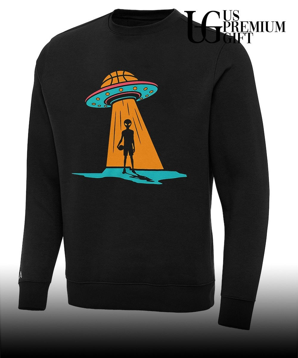 San Antonio Spurs Alien hoops UFO abduction shirt