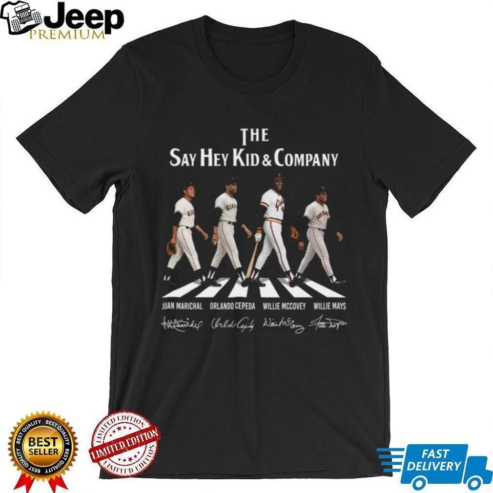 San Francisco Giants Say Hey Kid Company Baseball History Retro Style Men Fans Shirt