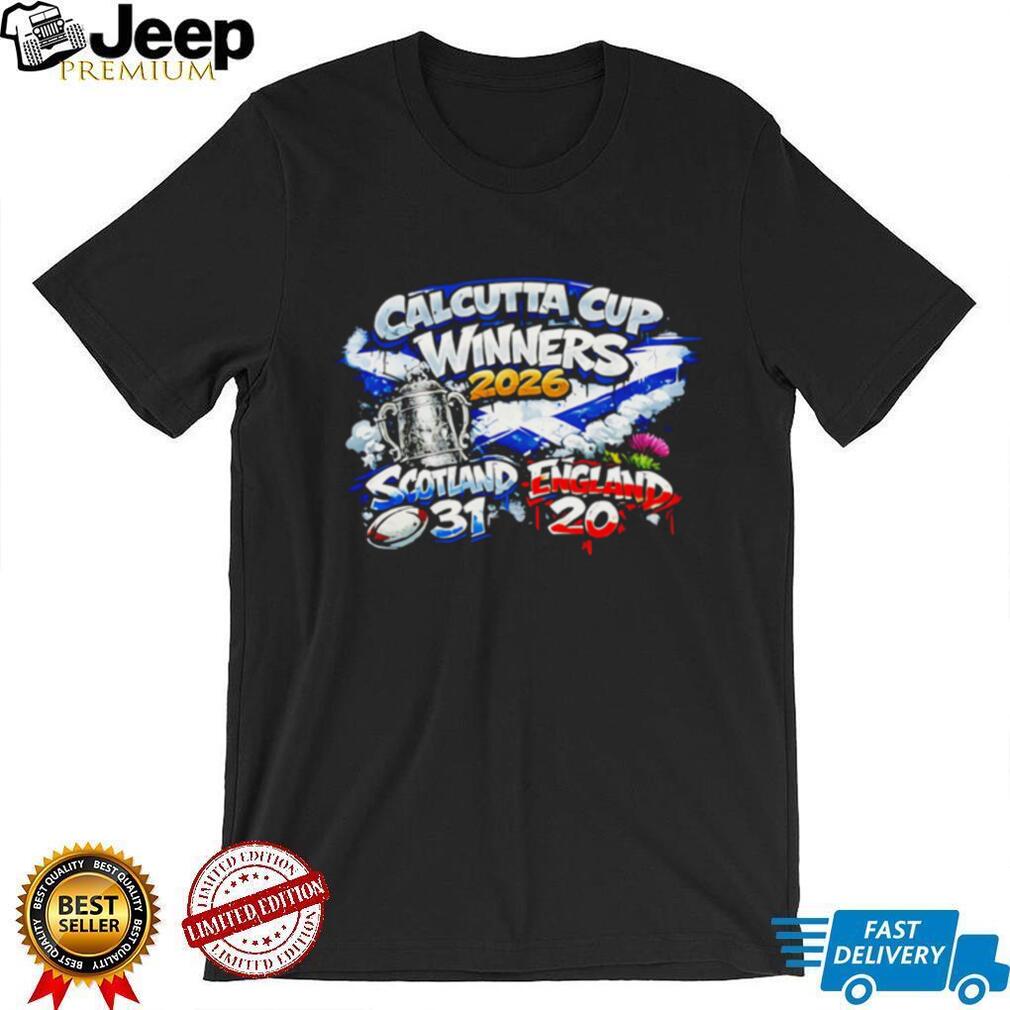 Scotland Calcutta Cup Winners 2026 shirt