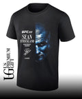 Sean Strickland AndNew UFC 328 Flyweight Champion portrait signature shirt
