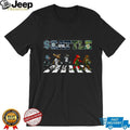 Seattle Sports Mascots Abbey Road Kraken Mariners Seahawks Storm Sonics T Shirt