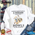 Senior Woman Bowls In Her Seventies Retro Bowler Gift Shirt