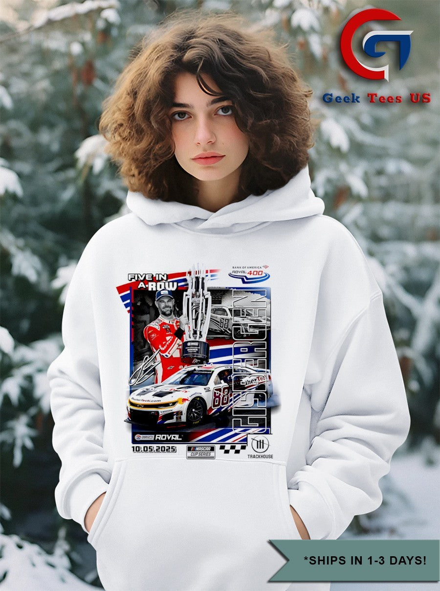 Shane van Gisbergen 2025 Bank of America ROVAL 400 Race Win Checkered Flag Sports shirt