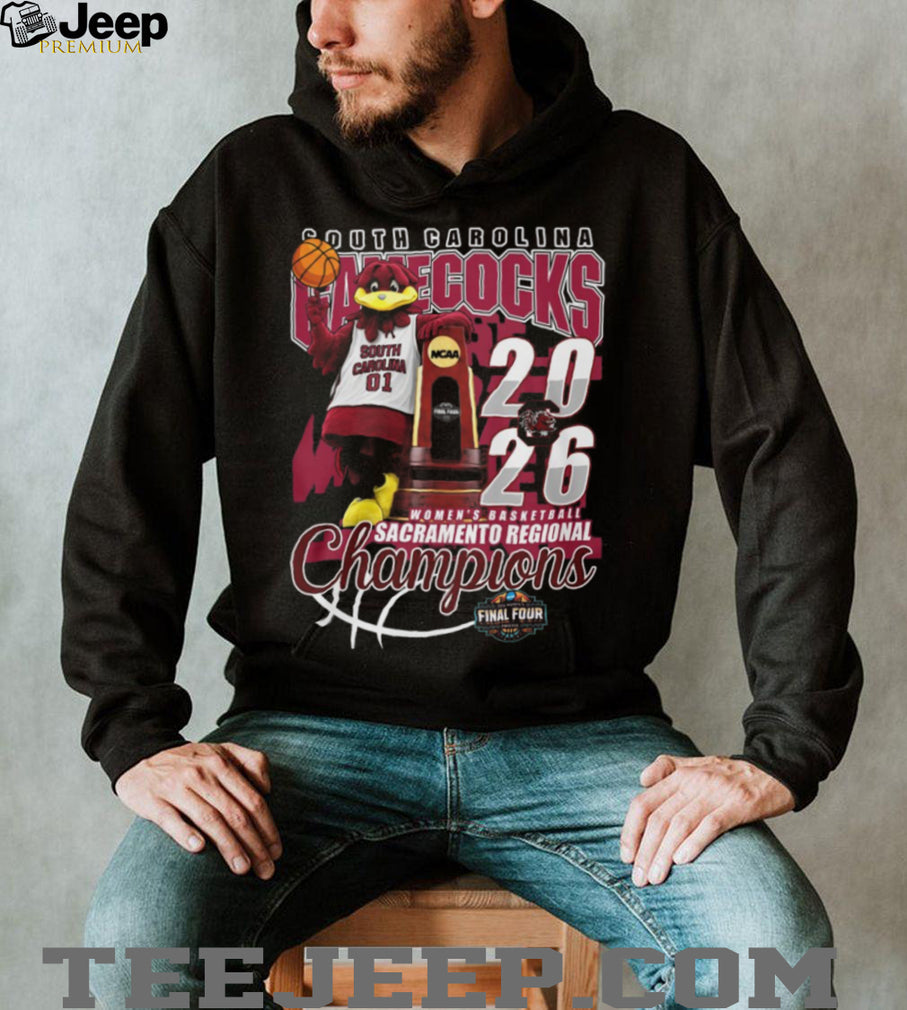 South Carolina Gamecocks 2026 Women’s Basketball Regional Champions T Shirt