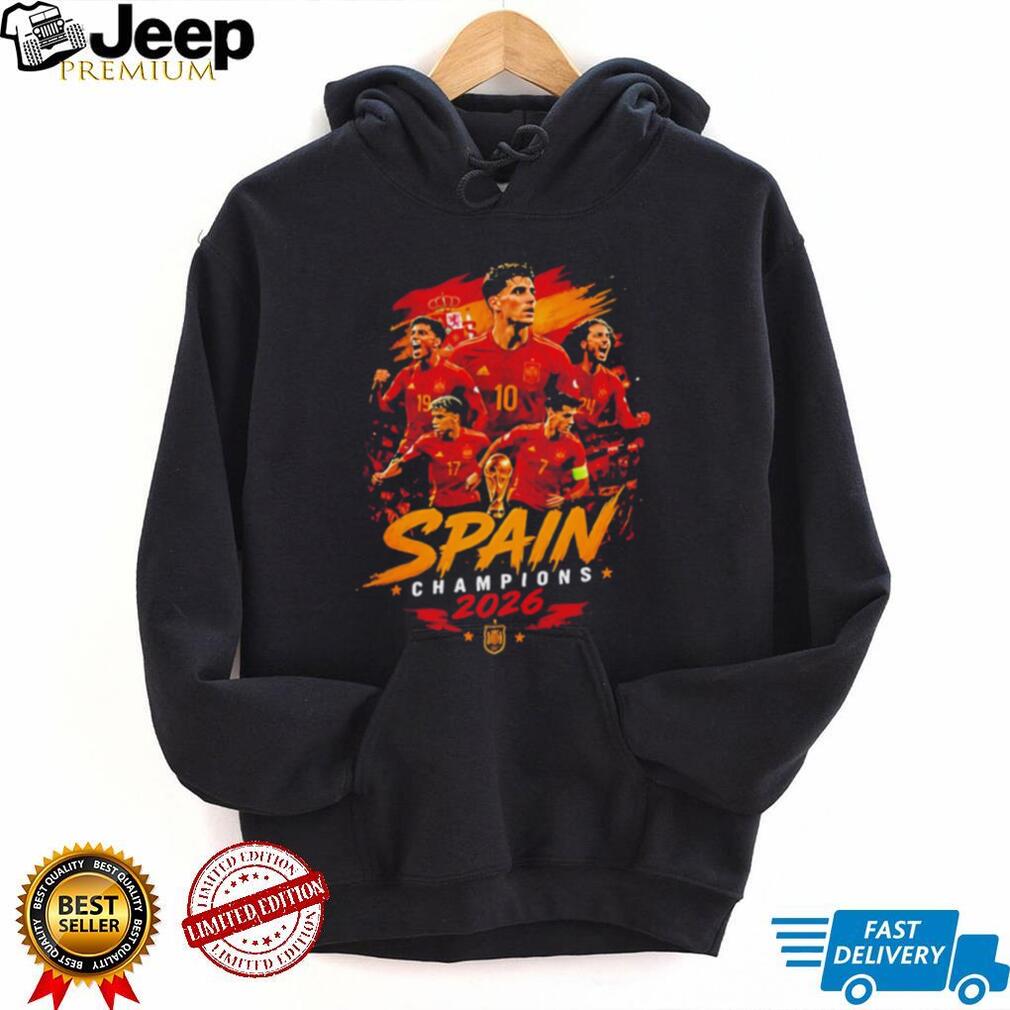Spain Soccer Champions FIFA 2026 Shirt Spanish Football Player shirt