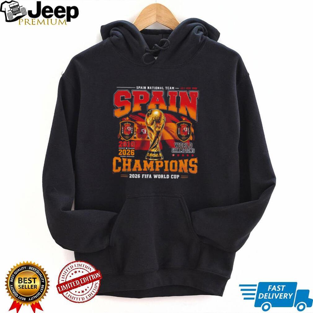 Spain World Champions World Cup 2026 shirt