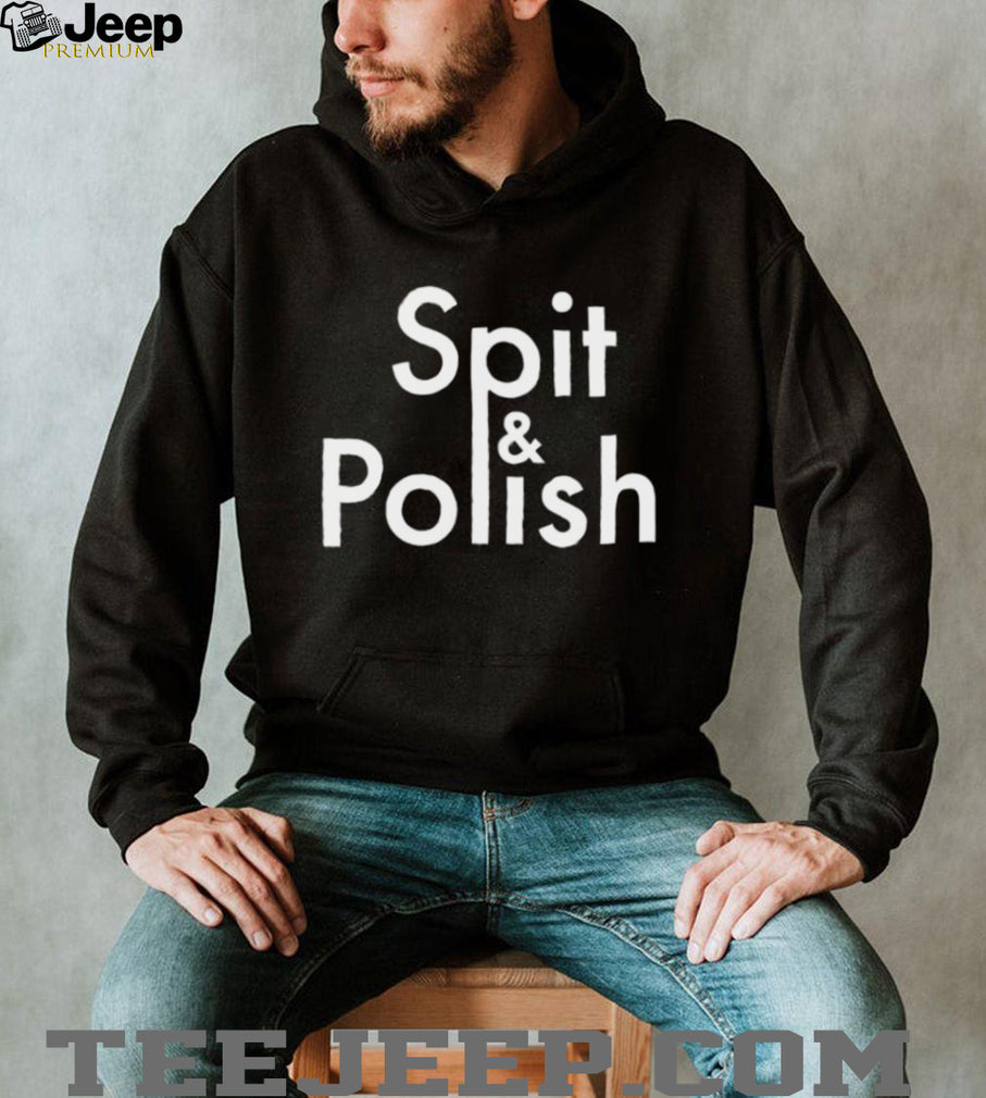 Spit & Polish idiom cleaning shining expression shirt