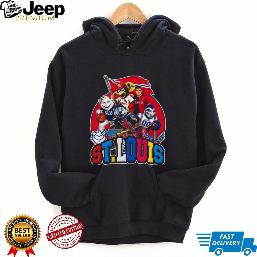 St.Louis City Sports Teams Mascot Flag Champions Shirt