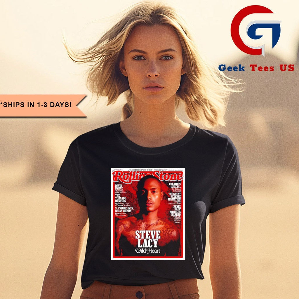 Steve Lacy Graces The Cover Of Rolling Stone Magazine Wild Heart Issue 1403 September 2025 shirt