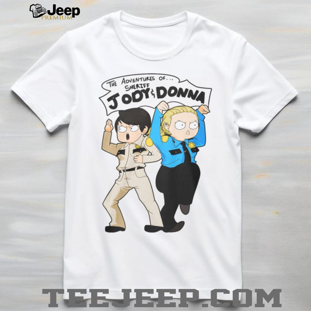 Supernatural The Adventures of Sheriff Jody and Donna Cartoon Fan T Shirt