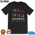 Tampa Bay Buccaneers Abbey Road Walking Players Signature Black T Shirt